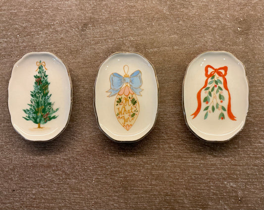 3” Holiday Trinket Dishes