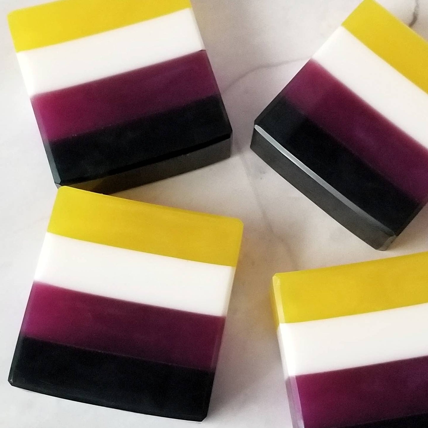 Nonbinary Pride Flag Artisan Soap
