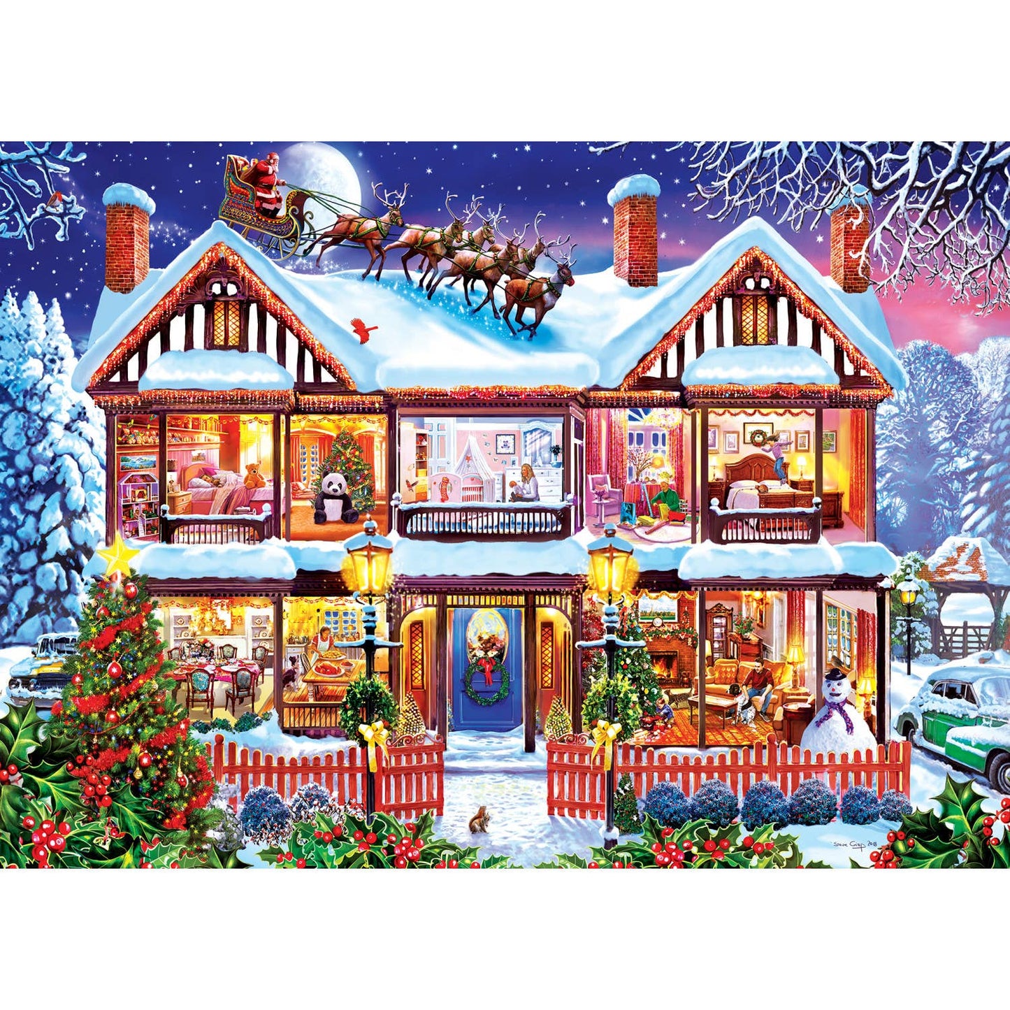 Season's Greetings - Home for the Holidays 1000 Piece Puzzle