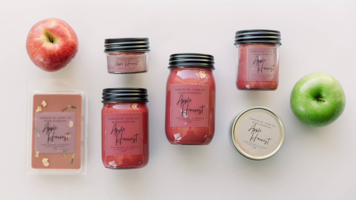 Apple Harvest Soy Jar Candle