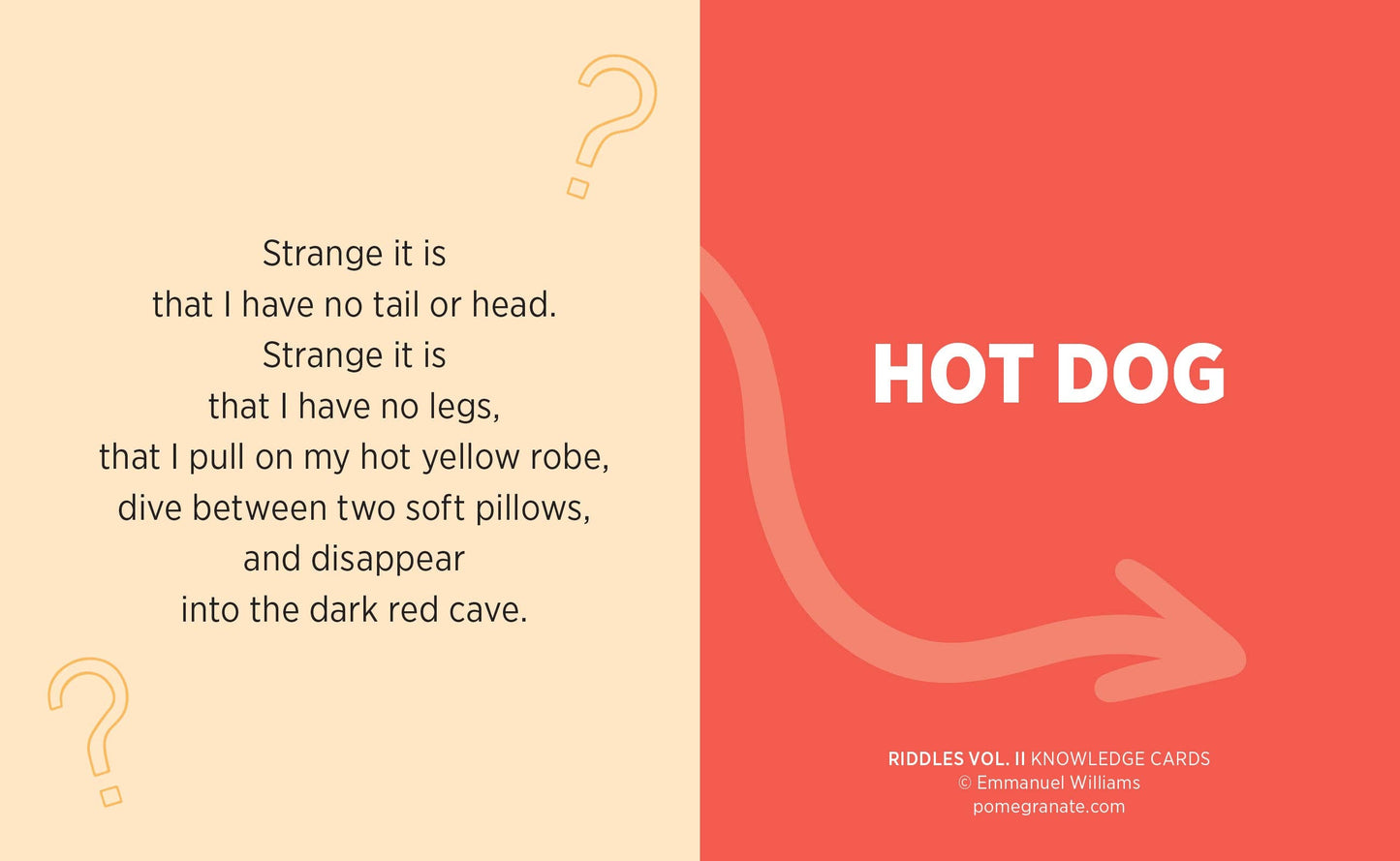 Riddles, Vol. II Knowledge Cards