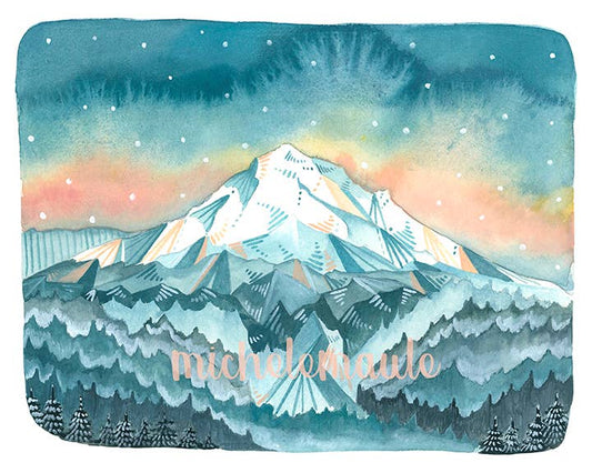 8 x 10" Print - Mt Hood Sunrise 
