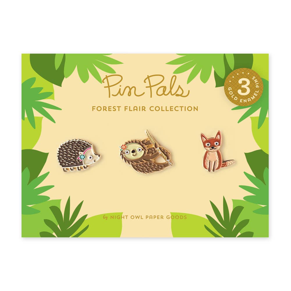 Forest Enamel Pin Gift Set
