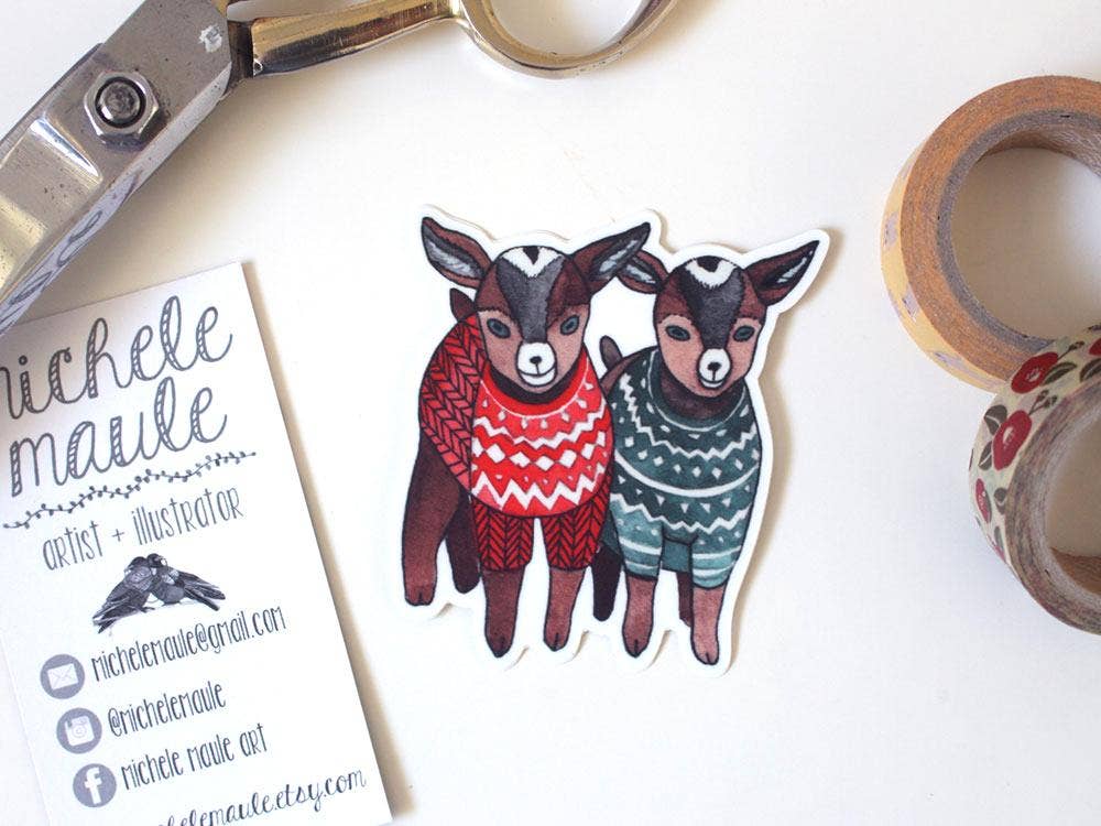 2.5'' x 3'' Baby Goat Sticker