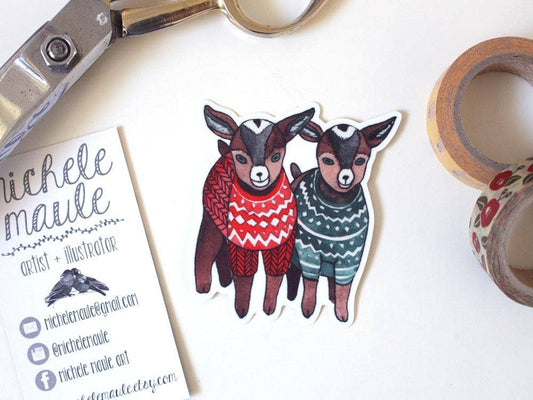 2.5'' x 3'' Baby Goat Sticker