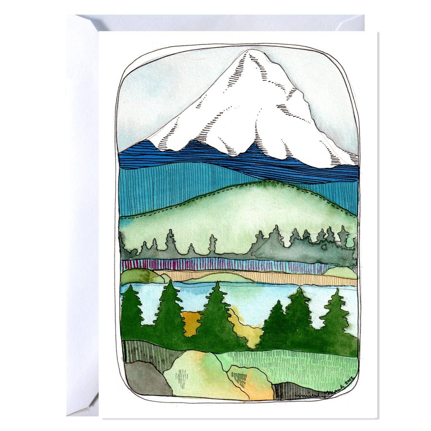 Greeting Card - Mt Hood