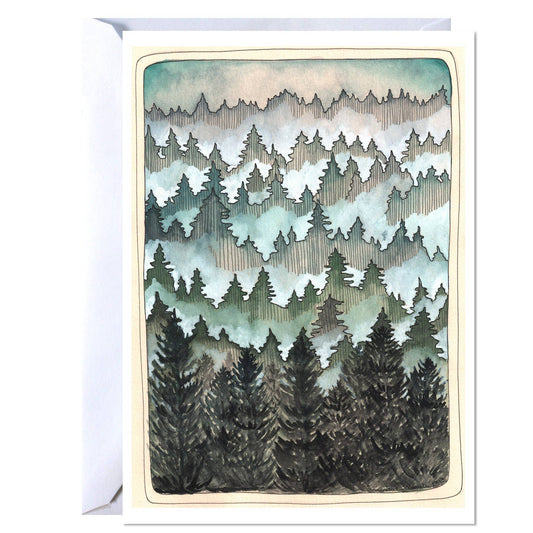 Greeting Card - Northwest Forest