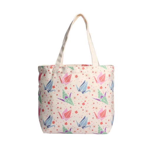 Mini Origami Crane Tote Bag