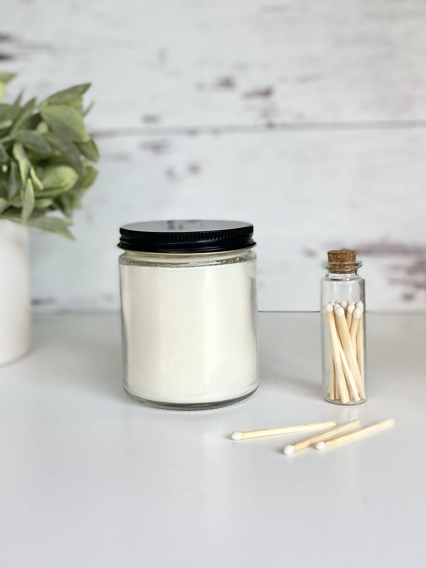 Just Peachy 7 oz. Clear Glass Jar Candle