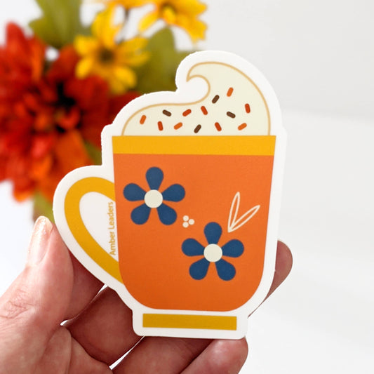 Hot Cocoa Vinyl Sticker