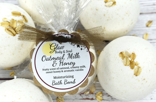 Oatmeal, Milk, and Honey Bath Bomb