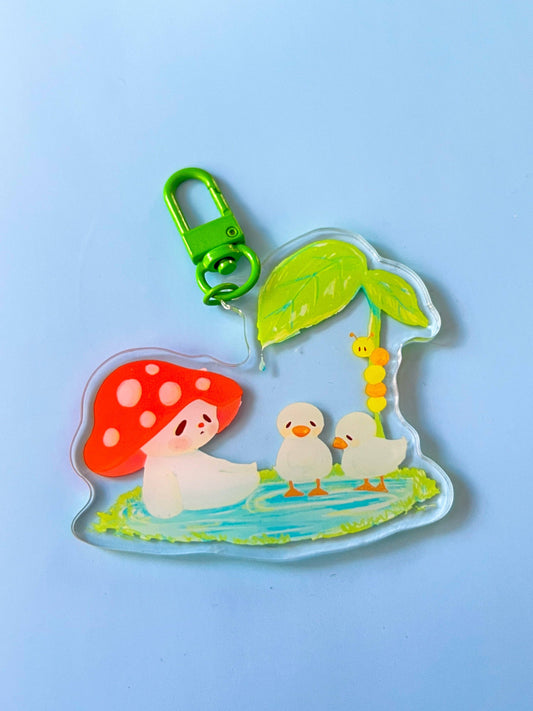 Marshall Duck Party Keychain