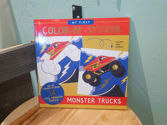 Monster Truck Color-By-Sticker