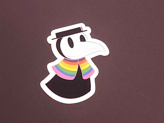 Plague Doctor Pride Sticker