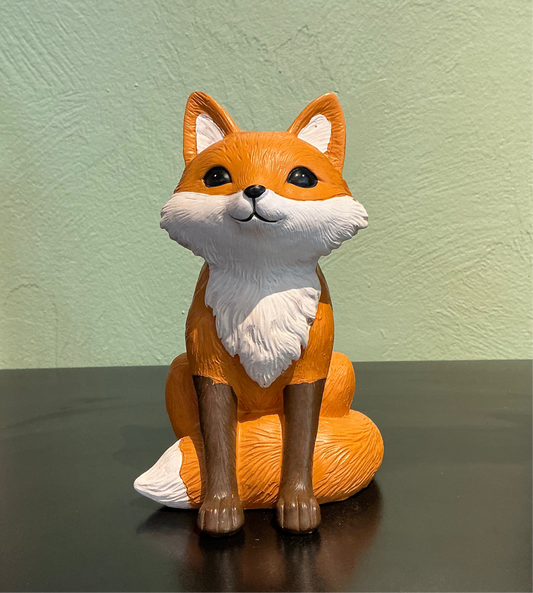 7” Sitting Fox