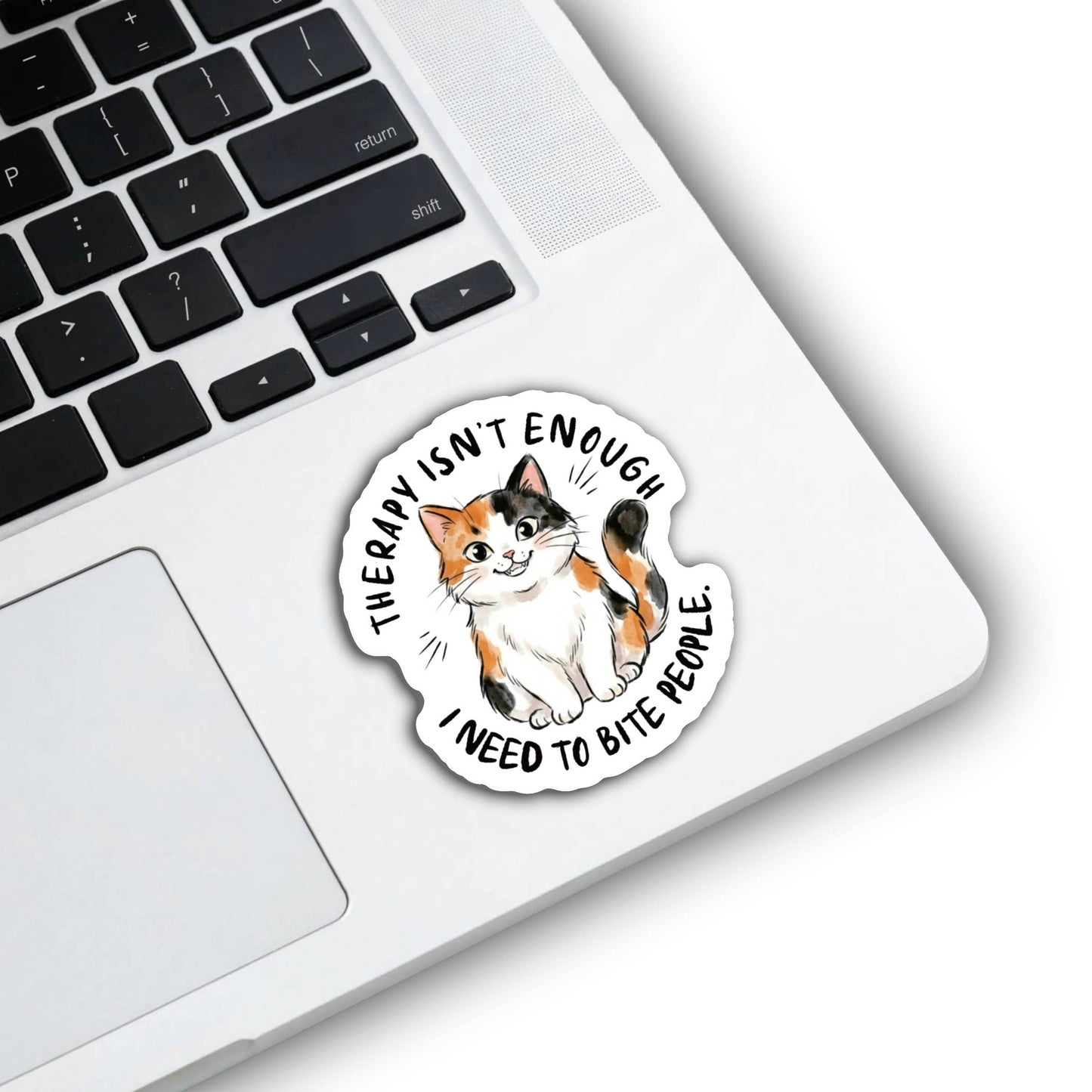 Therapy Cat Sticker
