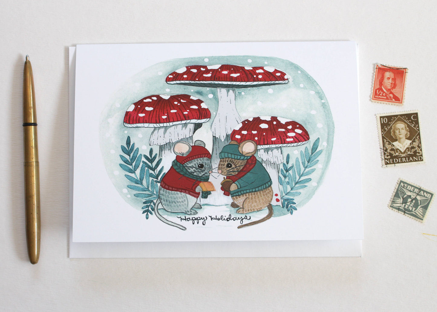 Holiday Card - Holiday Mice