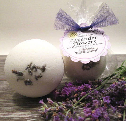 Lavender Flowers Bath Bomb