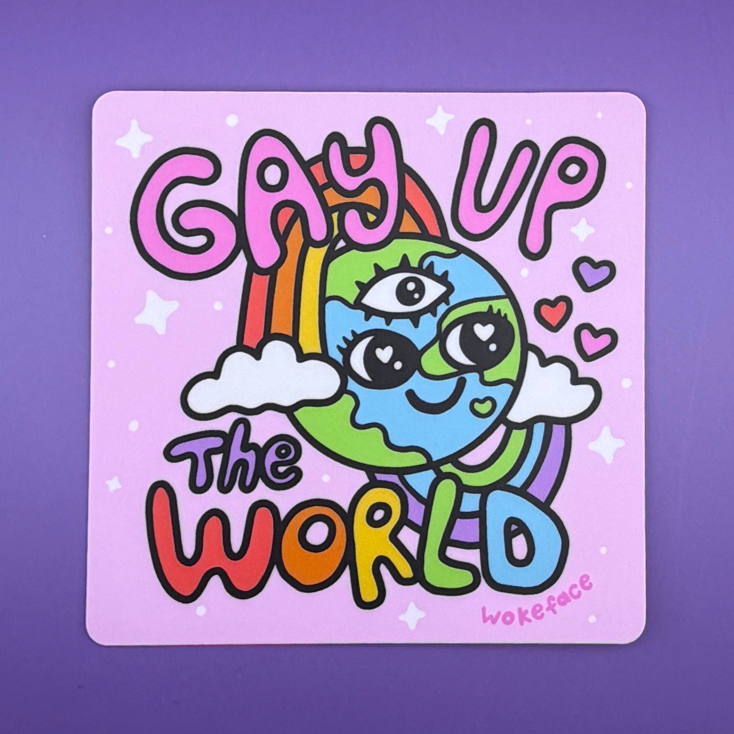 Sticker - Gay Up the World