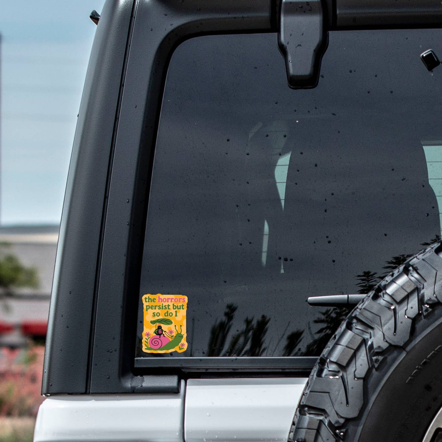 The Horrors Persist Sticker