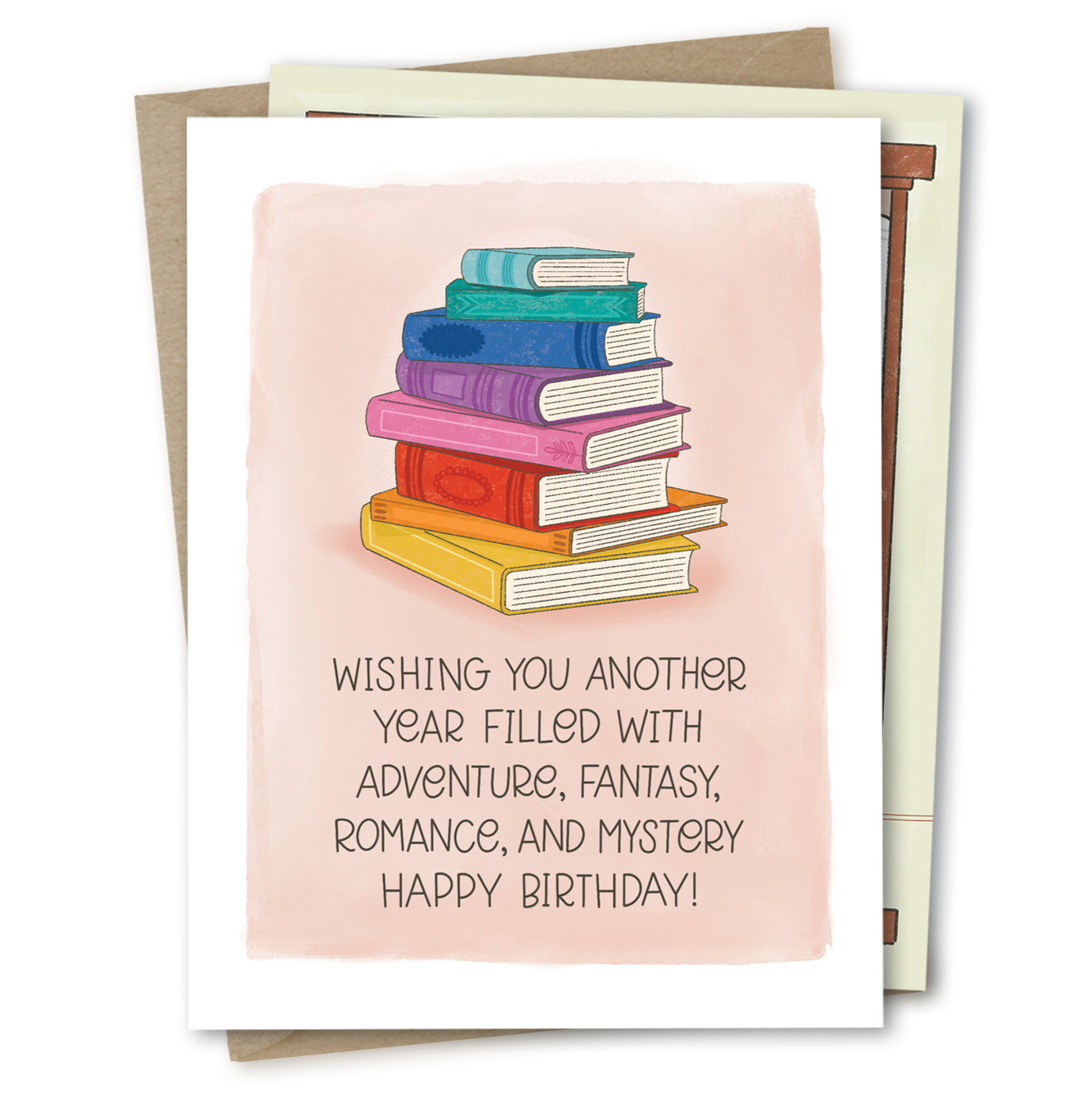 Another Year | Book Lover Bookish Happy Birthday Card