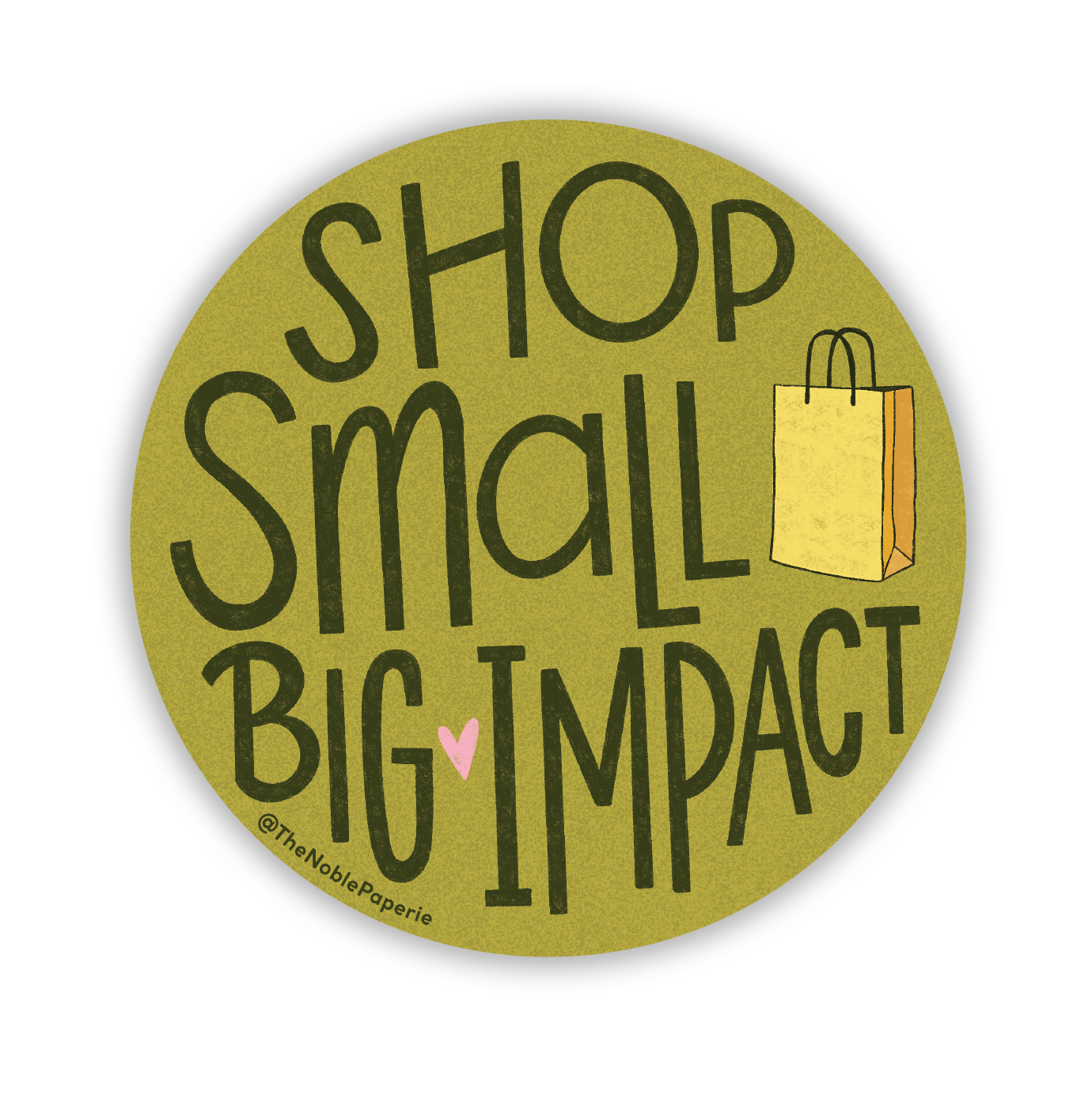 Shop Small | Small Business Support Shopping Small Sticker