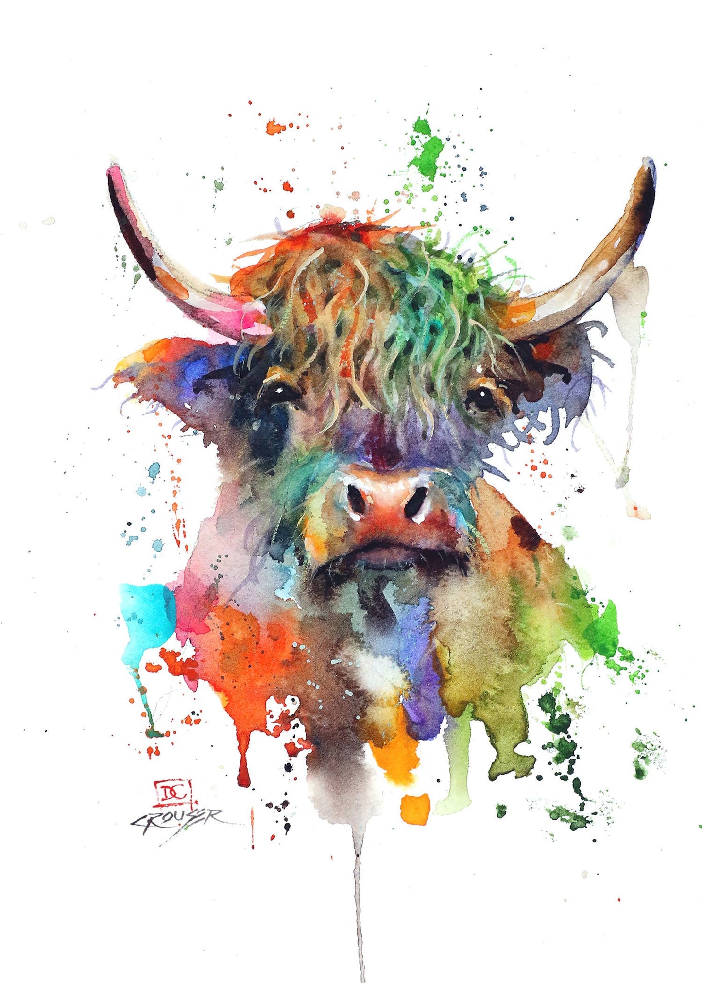 Highland Cow 5x7" Greeting Card