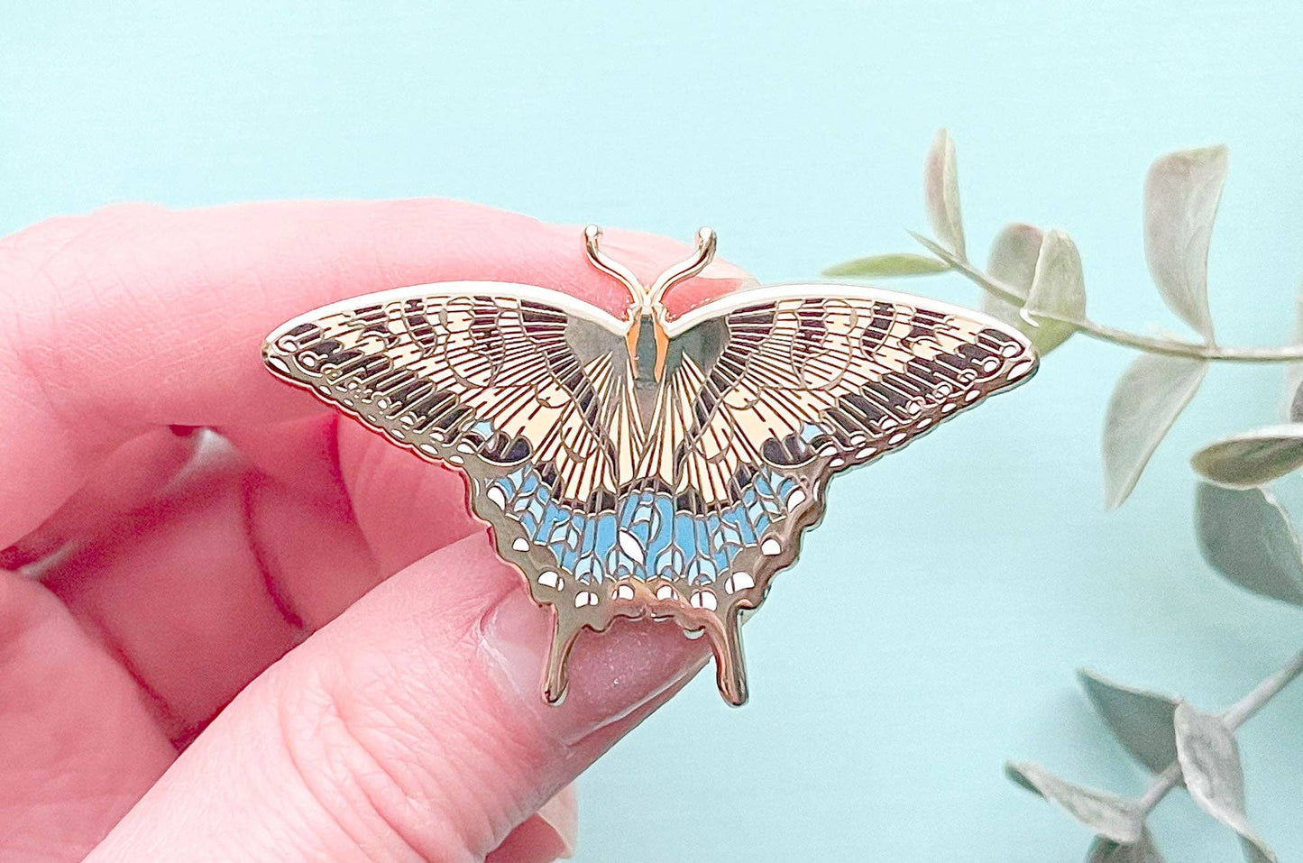 Eastern Tiger Swallowtail Butterfly (Papilio glaucus) Enamel Pin