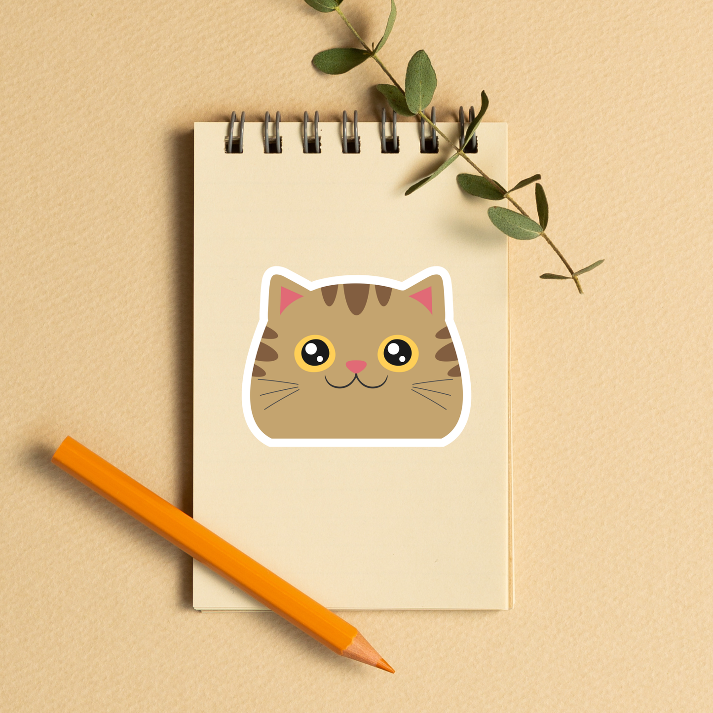 Kitty Face Stickers