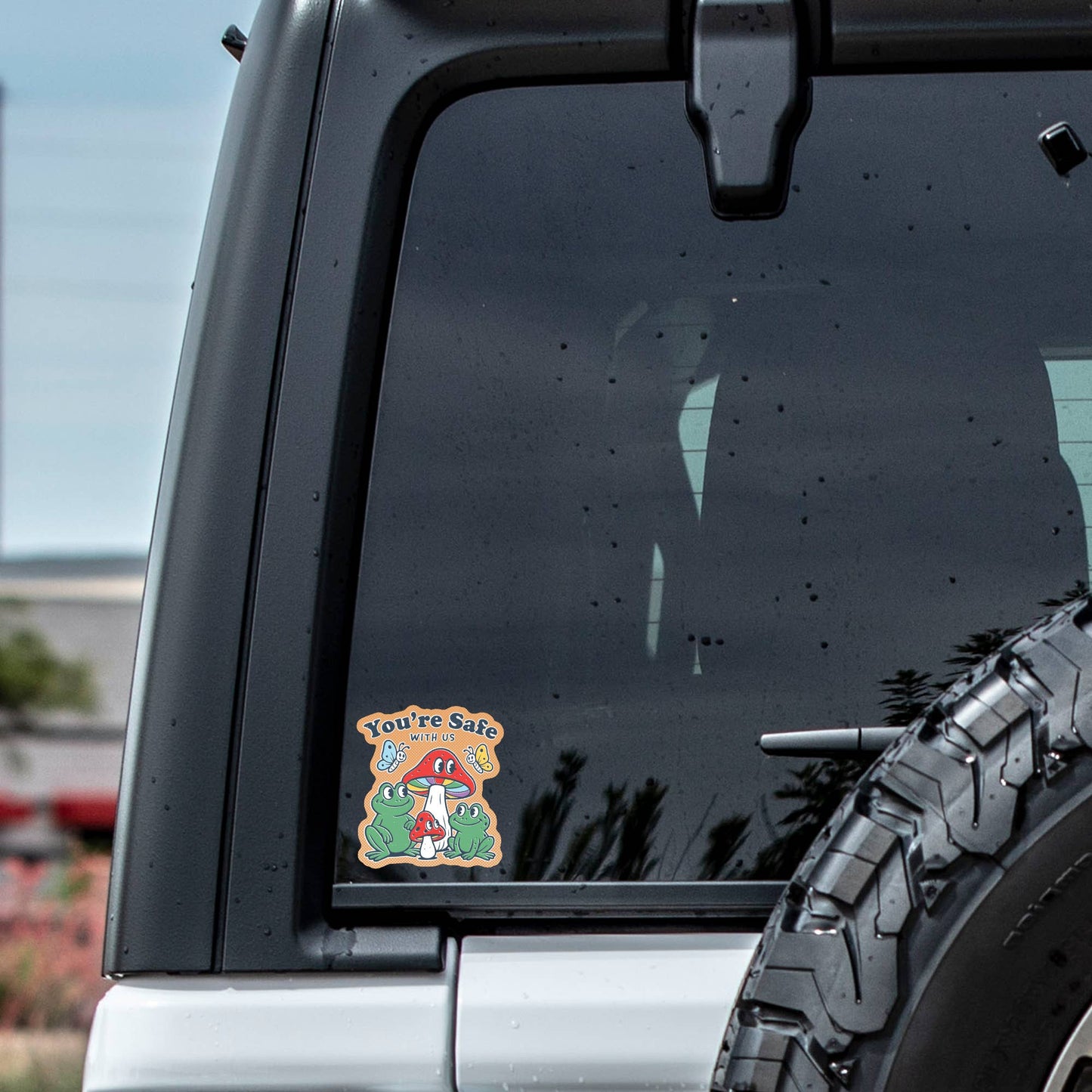 Safe With Us LGBTQ+ Sticker