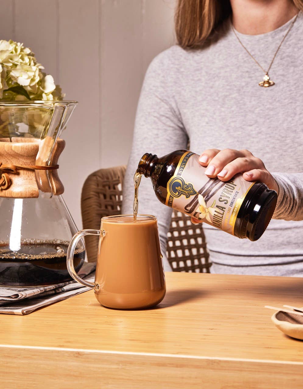Vanilla Syrup 3.4 oz - Coffee / Cocktails / Mocktails
