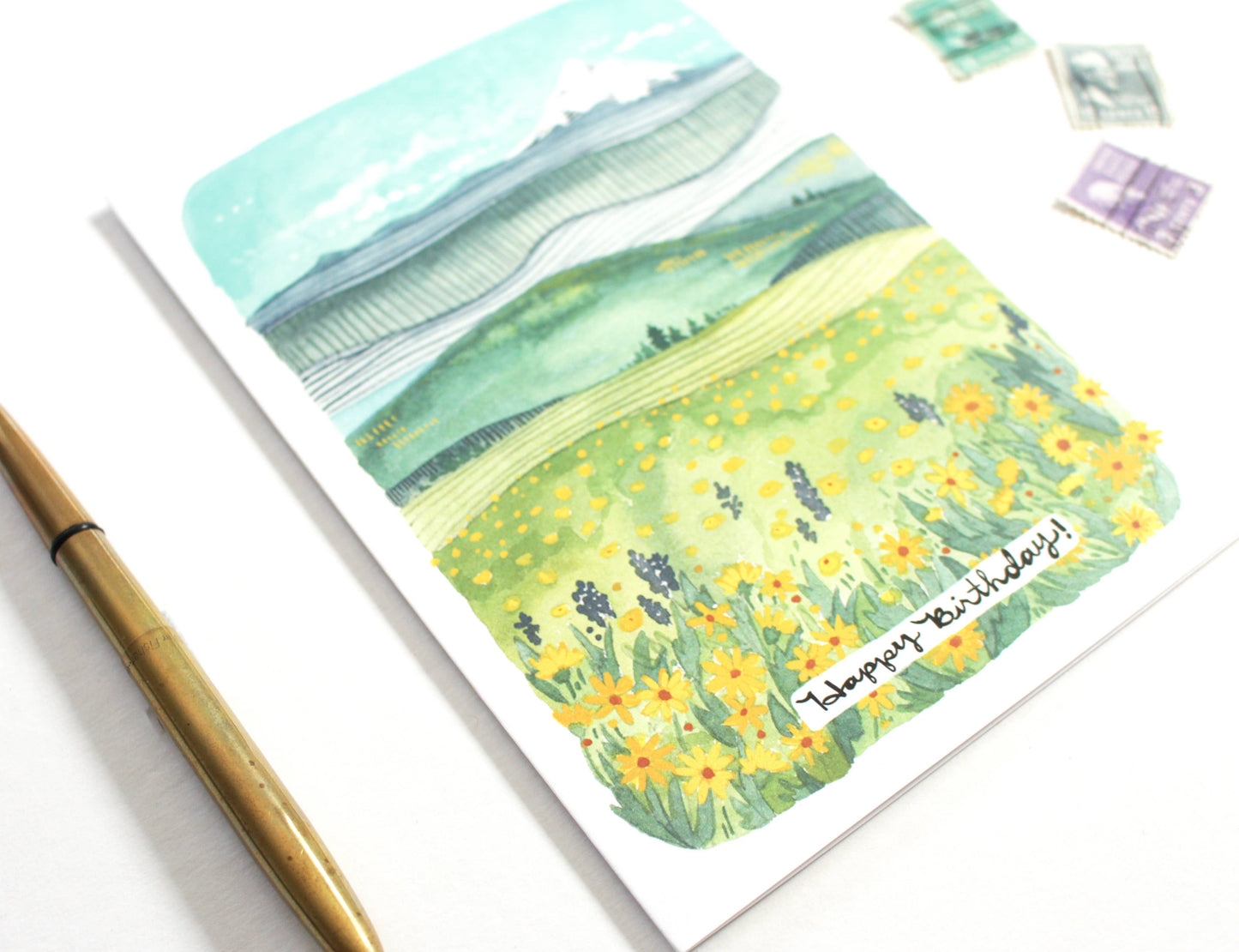 Birthday Card - Mt Hood Birthday