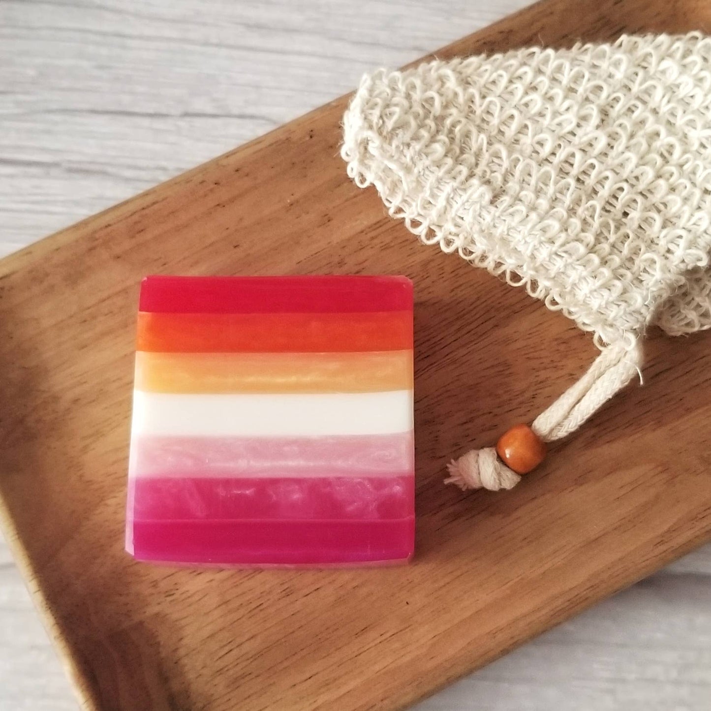 Lesbian Pride Flag Artisan Soap