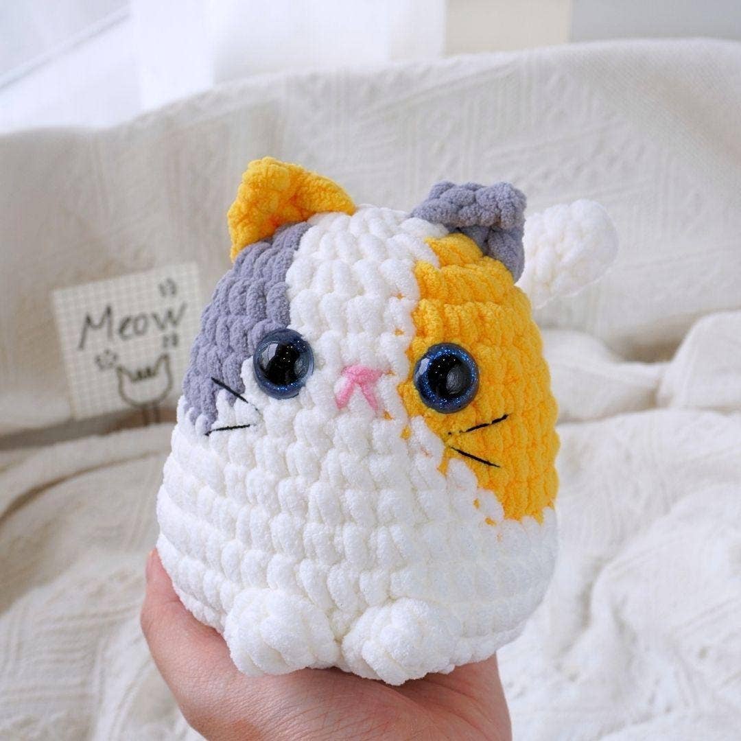 Chonky Cats Crochet, Cute Amigurumi Cat Plushies