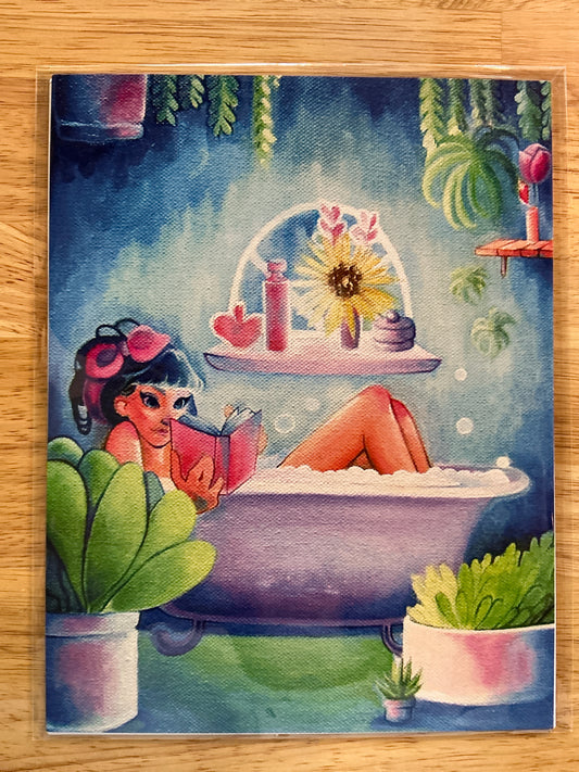 Relaxing - 8x10 Art Print