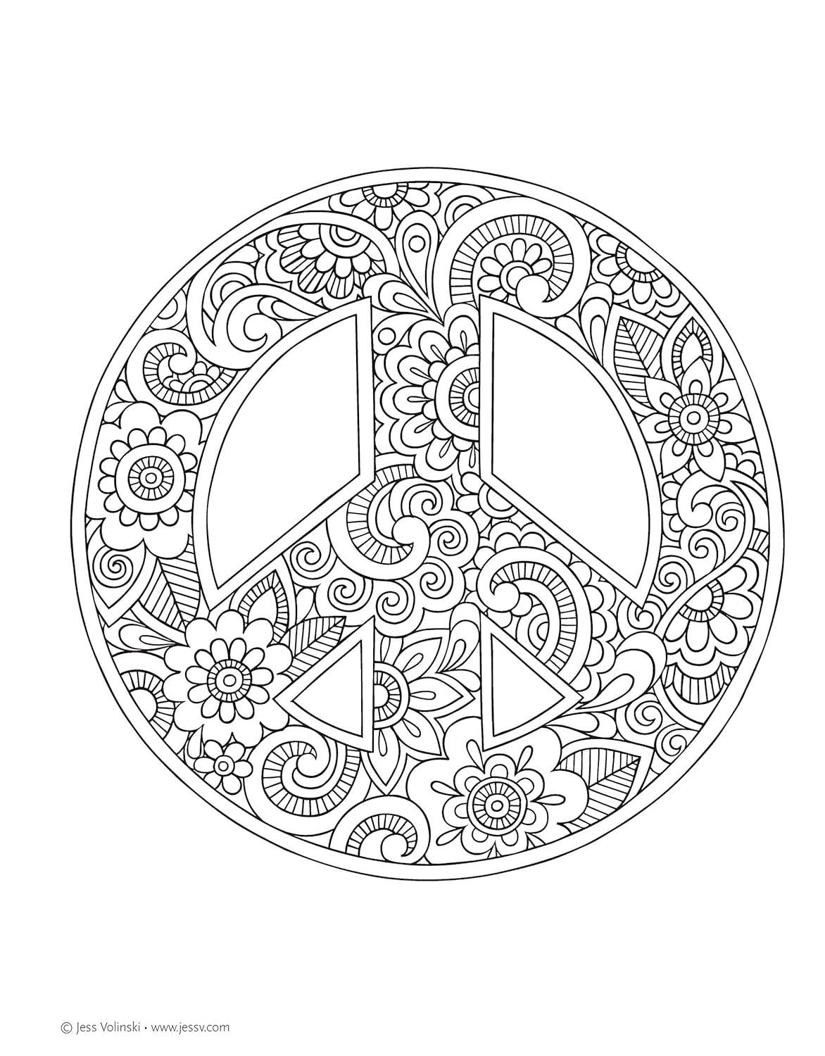 Notebook Doodles Henna Style Coloring
