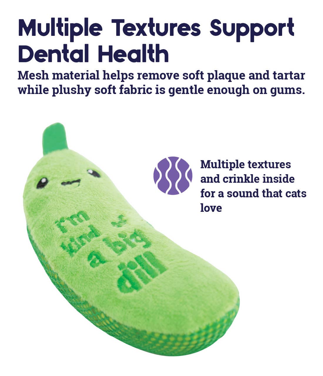 Crunchy Pickle Kicker Cat Toy