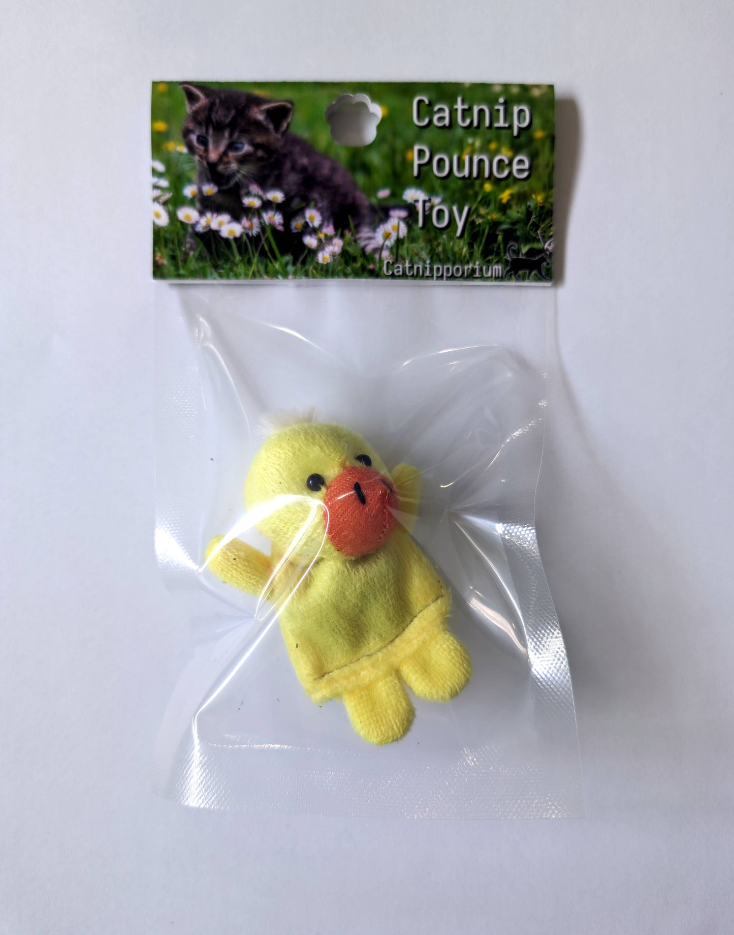 Catnip Pounce Toy - Duck