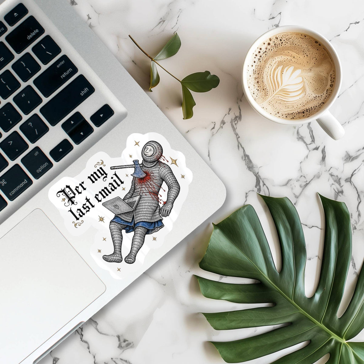 Per My Last Email Medieval Sticker