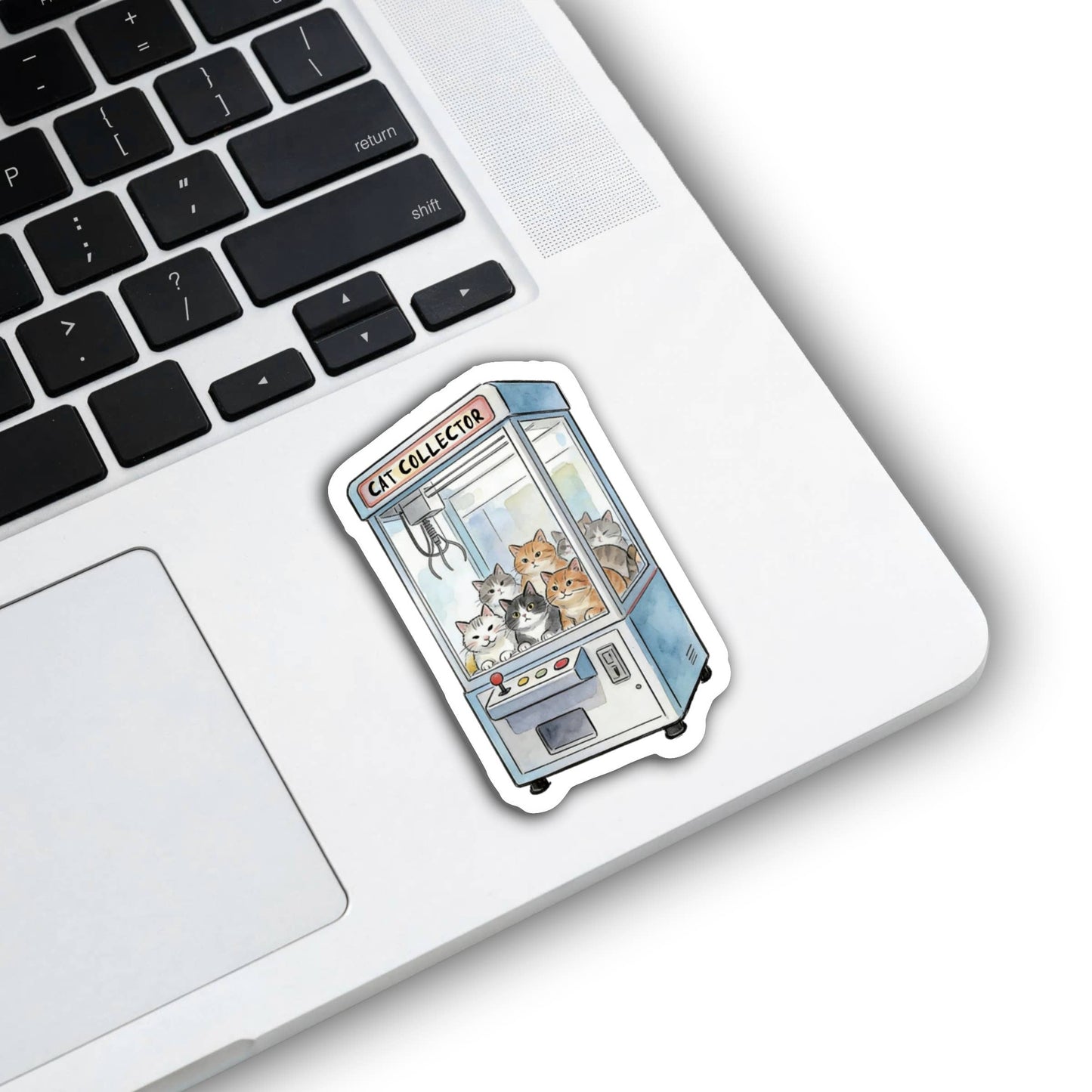 Cat Collector Claw Machine Sticker
