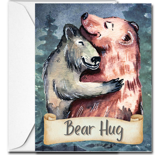 "Bear Hug", Blank Card