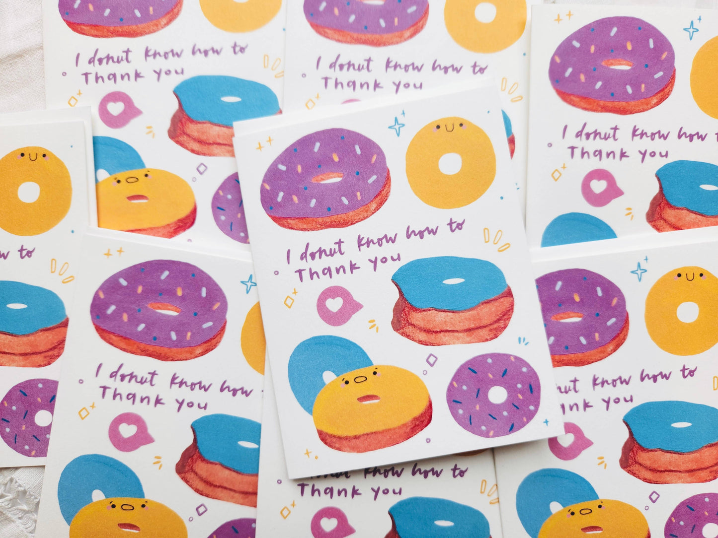 I Donut Know How to Thank You Greeting Card
