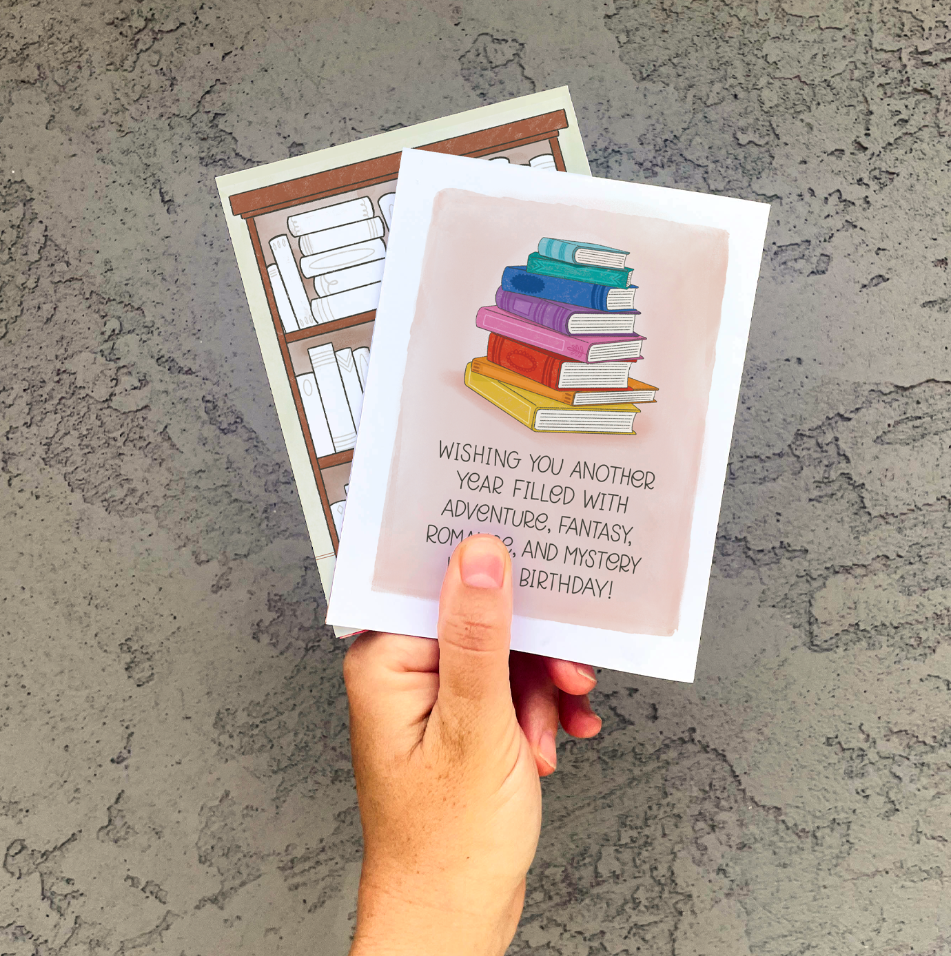 Another Year | Book Lover Bookish Happy Birthday Card
