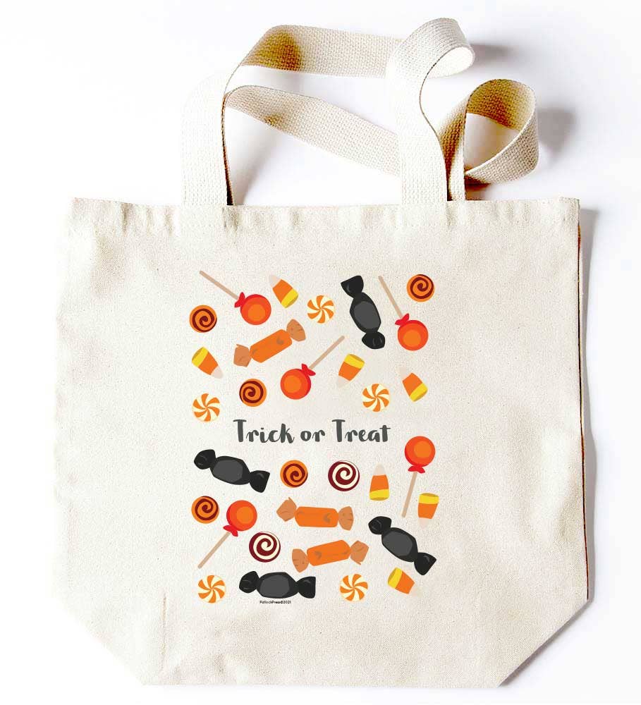 Trick or Treat Candy Halloween Tote