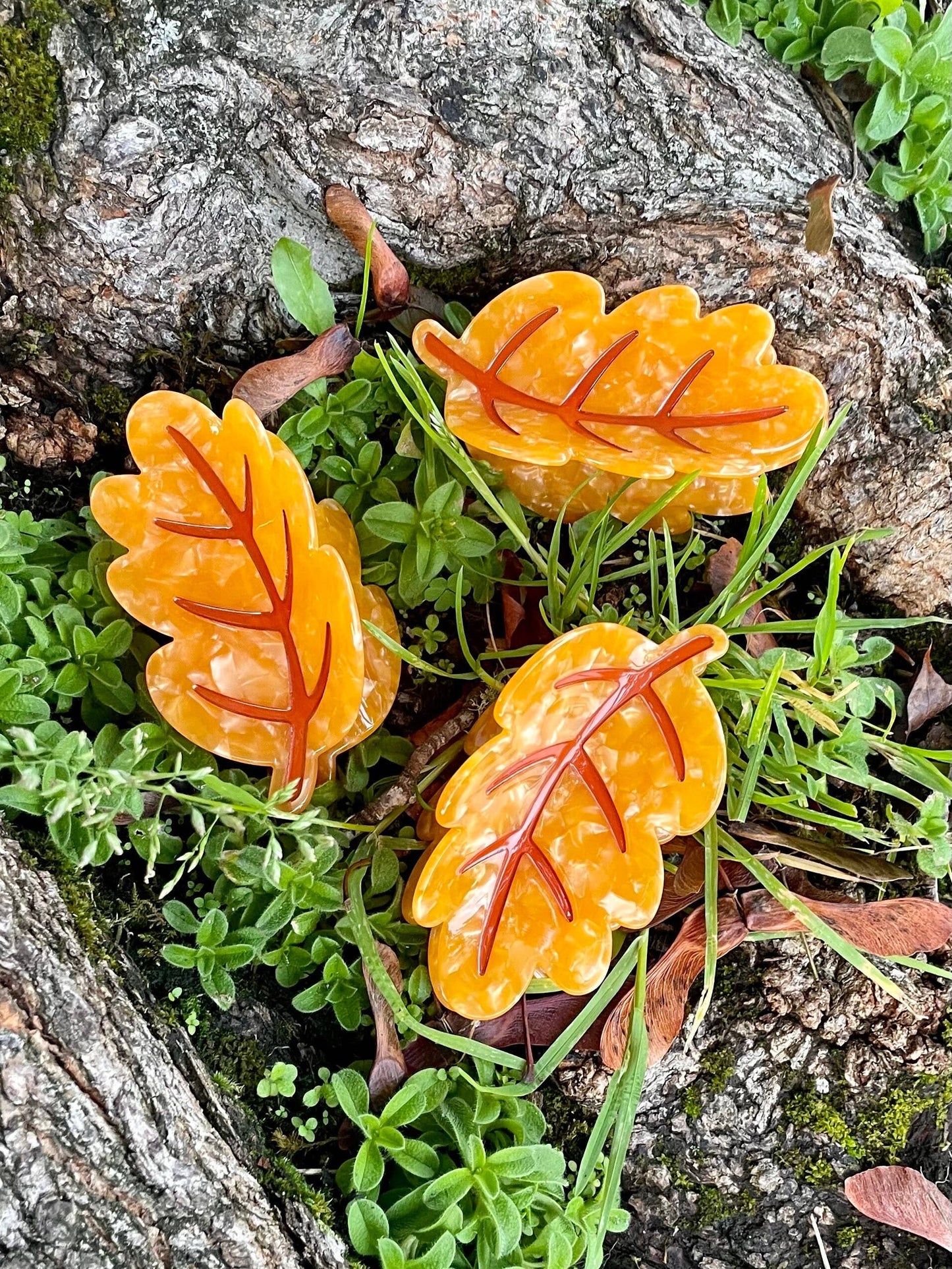 Autumn Leaf Claw Clip