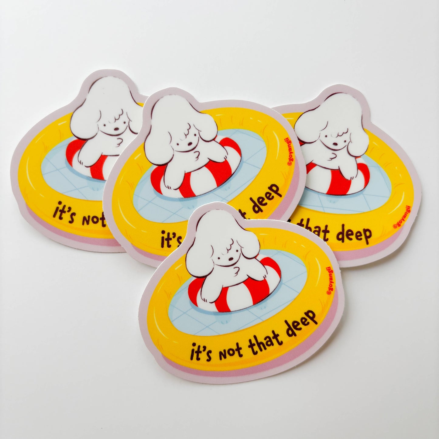Not That Deep Sticker
