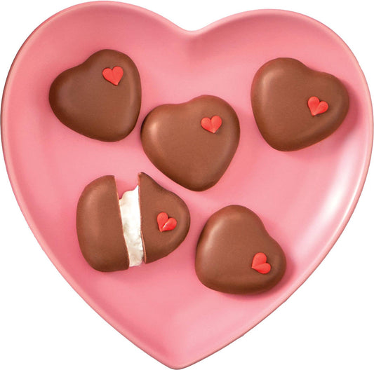 Chocolate Marshmallow Hearts - 8 PC