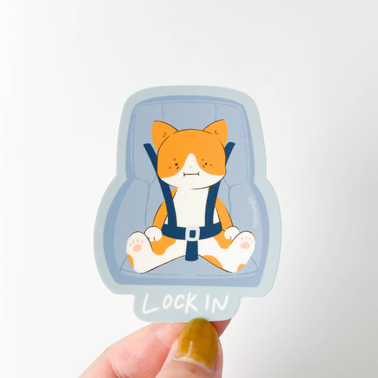 Lock In Sticker