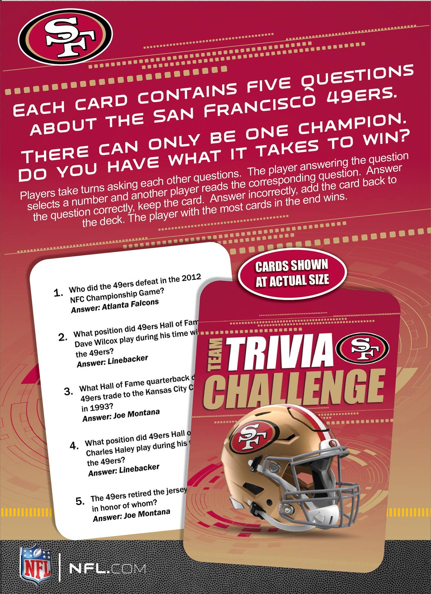 San Francisco 49ers Trivia Challenge