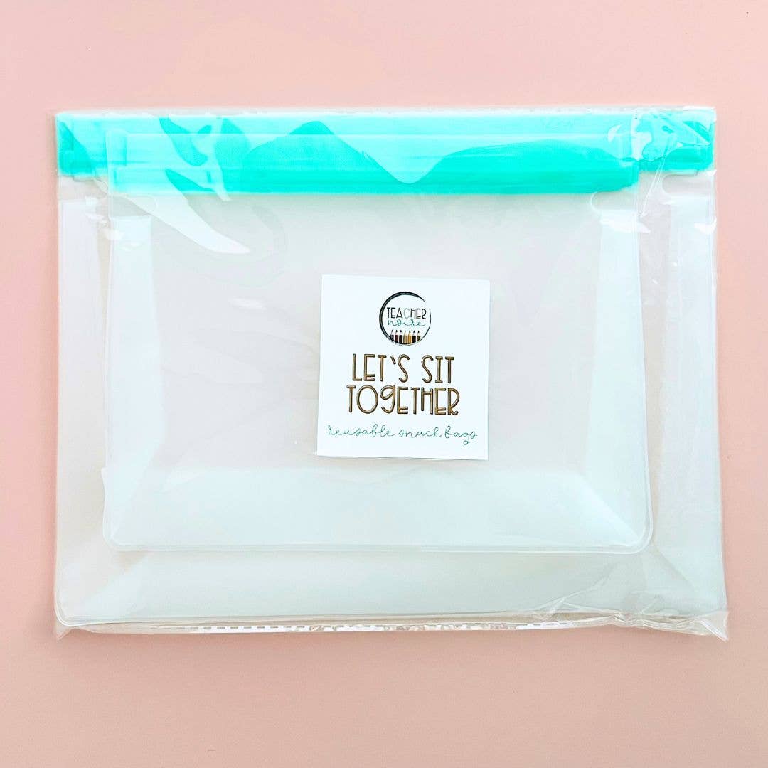 2pc Reusable Silicone Snack Bags